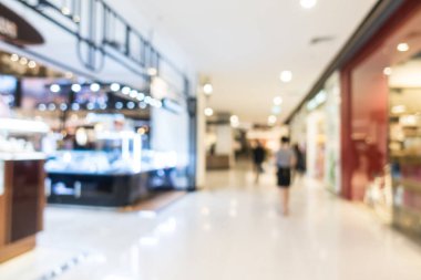 Soyut bulanık alışveriş merkezi 