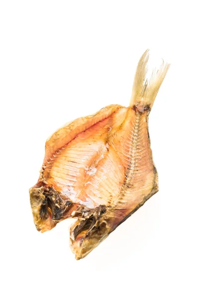 Gedroogde vis geïsoleerd — Stockfoto
