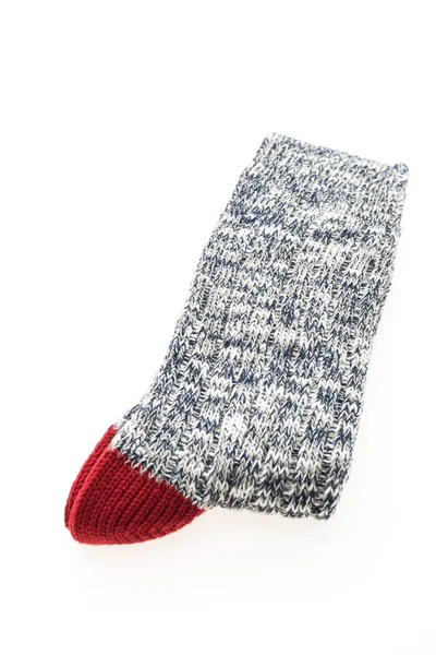 Bavlněné ponožky izolované na bílém — Stock fotografie