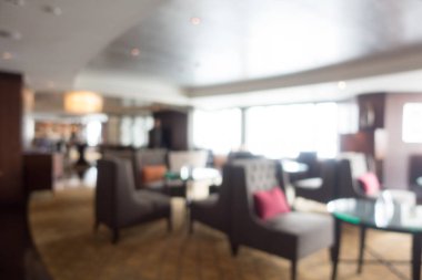Otel lobi salonu bulanıklık