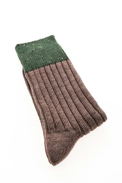 Bavlněné ponožky izolované na bílém — Stock fotografie