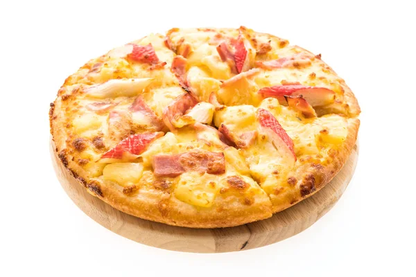 Pizza hawaiian seafood — Stock Photo, Image