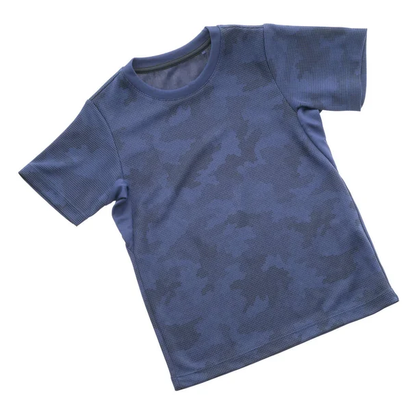 T-shirt azul para roupas — Fotografia de Stock