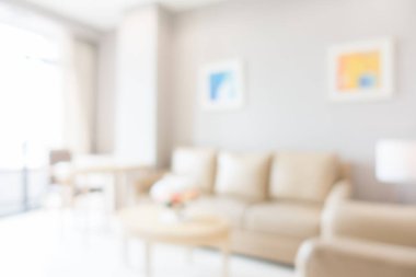 Soyut bulanıklık oturma odası 