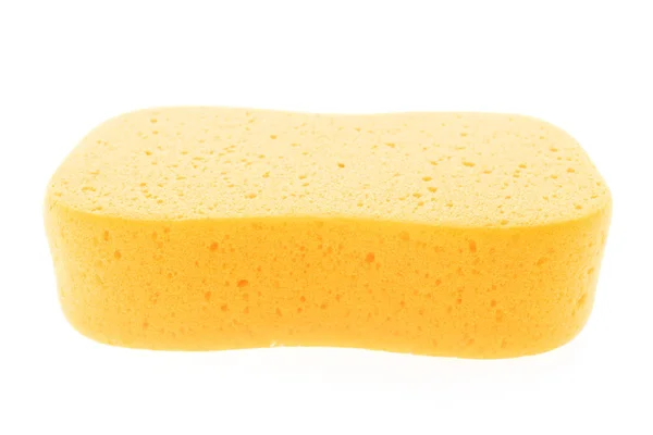 Mikro żółtą gąbką — Zdjęcie stockowe