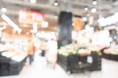 Soyut bulanıklık süpermarket