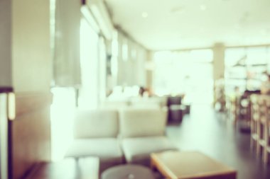 Soyut bulanıklık kahve dükkanı