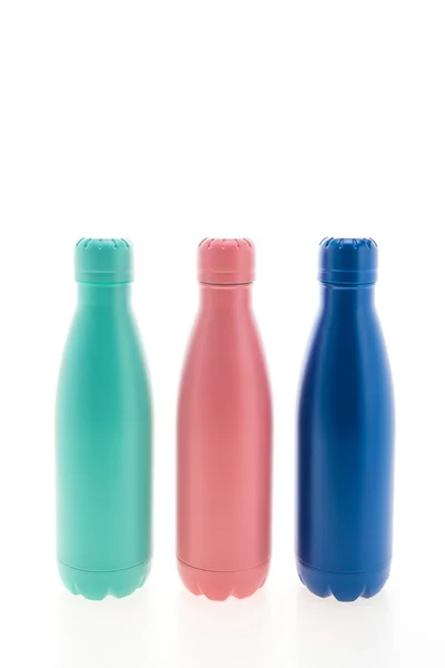 Frasco e frasco de vácuo inoxidável — Fotografia de Stock