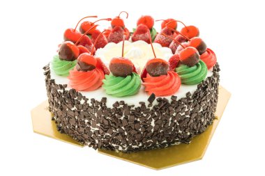 Dondurmalı kek ile neşeli üstte