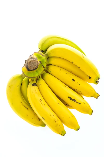 Sárga banán- és gyümölcs — Stock Fotó