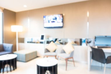 Otel lobisinde bulanıklık
