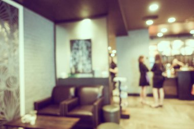 Soyut bulanıklık kahve dükkanı