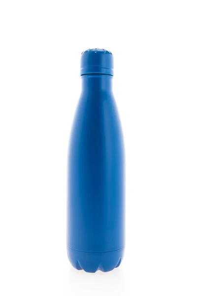 Флакон из нержавеющего вакуума и бутылка — стоковое фото