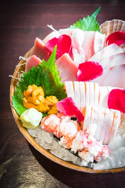 Ensemble de fruits de mer sashimi — Photo