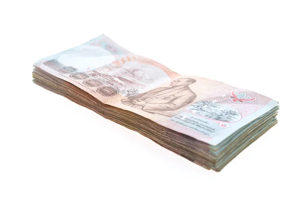 Thai banknote and cash — Stock Photo, Image