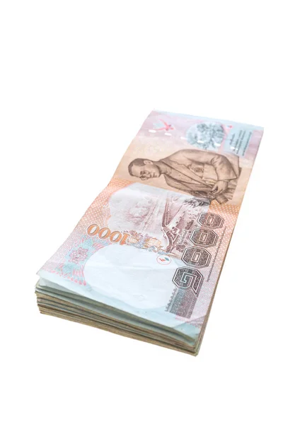 Thai banknote and cash — Stock Photo, Image