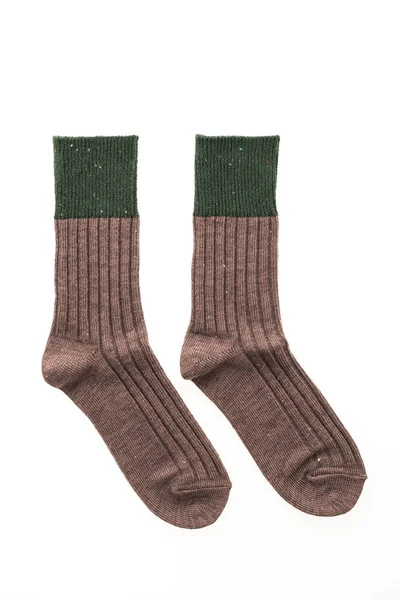 Paar Socken isoliert — Stockfoto