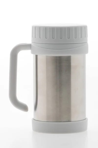 Thermos stainless bottle — Stock Photo, Image