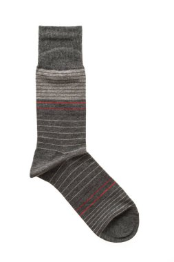 çorap üzerine beyaz izole