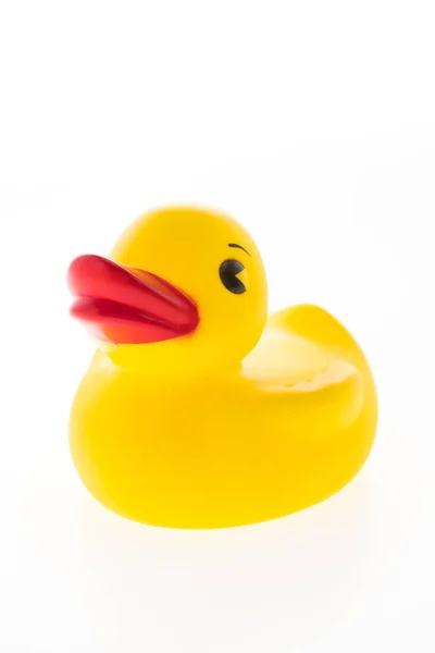 Brinquedo de pato de borracha amarelo — Fotografia de Stock