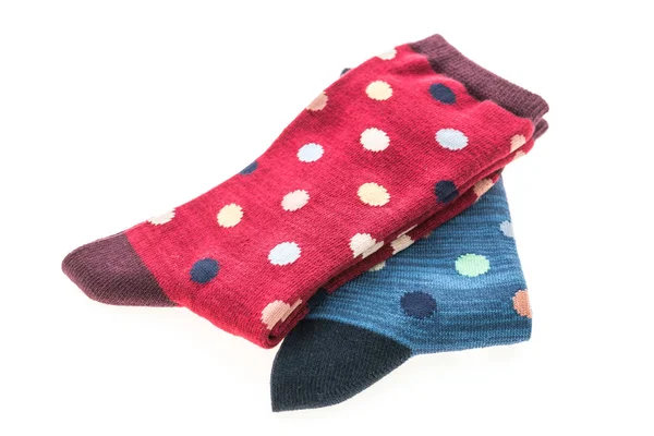 Pair of cotton sock for clothing — Stock Photo, Image