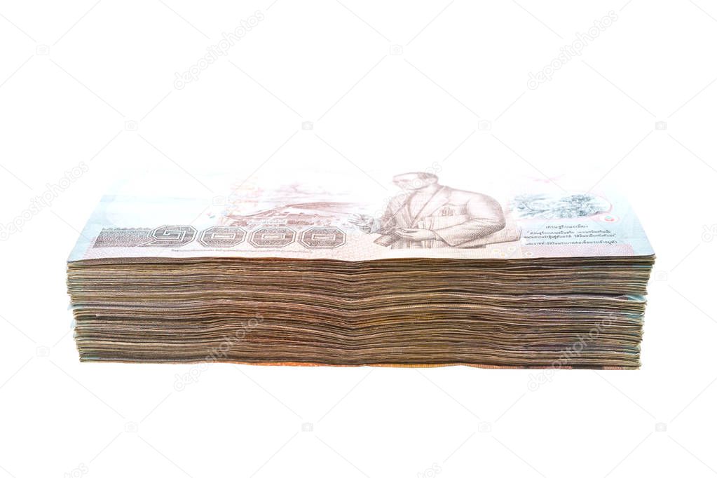 Thai banknote and cash