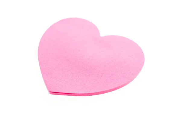 Heart paper note — Stock Photo, Image