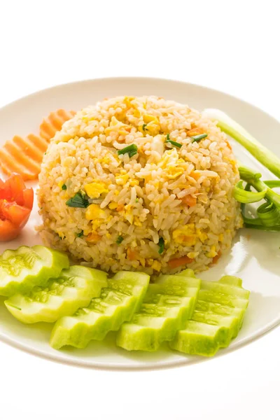 Arroz frito con carne de cangrejo — Foto de Stock