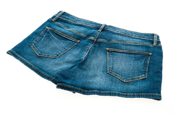 Модные короткие джинсовые штаны для женщин — стоковое фото
