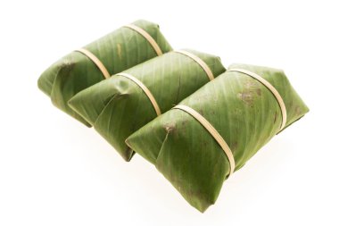 Tay tatlı tatlı yapışkan pirinç ile