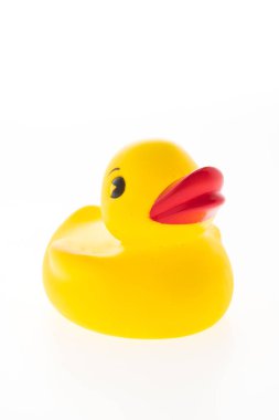 Sarı plastik ördek oyuncağı
