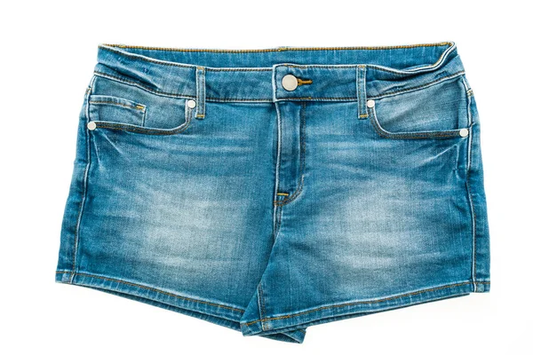 Mode kurze Jeanshosen für Frauen — Stockfoto