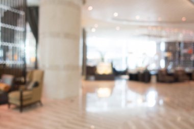 Otel lobi salonu bulanıklık