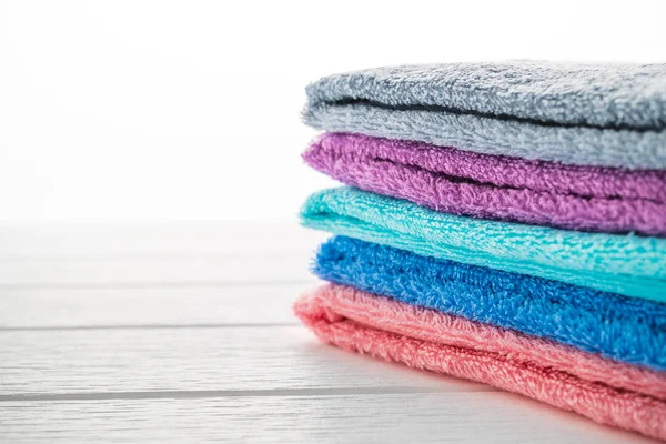 Cor da toalha de banho — Fotografia de Stock