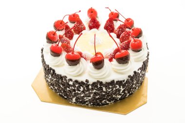 tatlı pasta tatlı üstüne kiraz ile