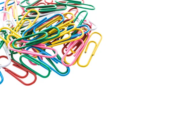 Colorful paper clip — Stock Photo, Image