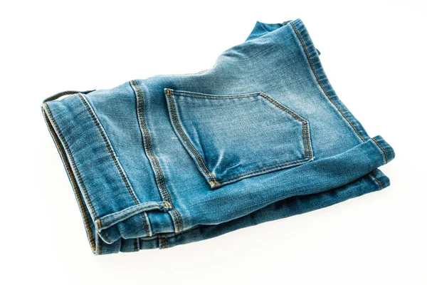 Pantalone jeans corto moda donna — Foto Stock