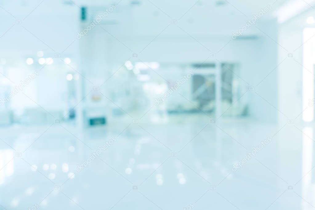 Abstract blur hospital and clinic interior