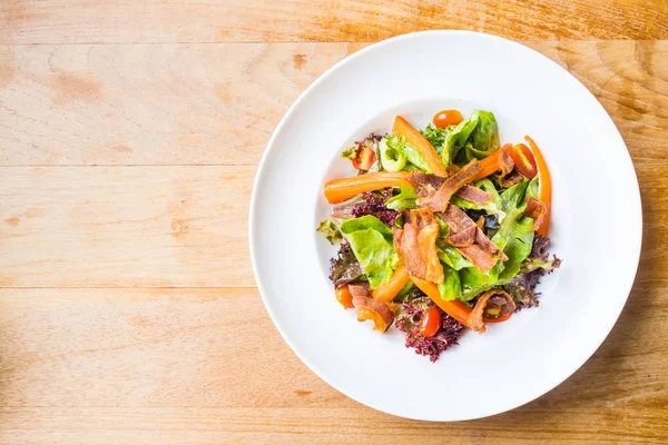 Crab stick salad — Stock Photo, Image