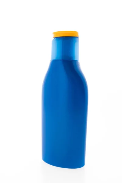 Blank Sunscreen cosmetic bottle — Stock Photo, Image