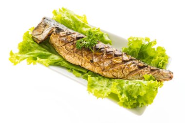 Izgara Saba balık tatlı sos ile