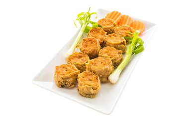 derin yağda kızartılmış yengeç eti rulo 