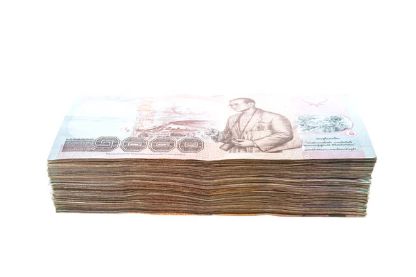 Thai banknote and cash — Stock Photo, Image