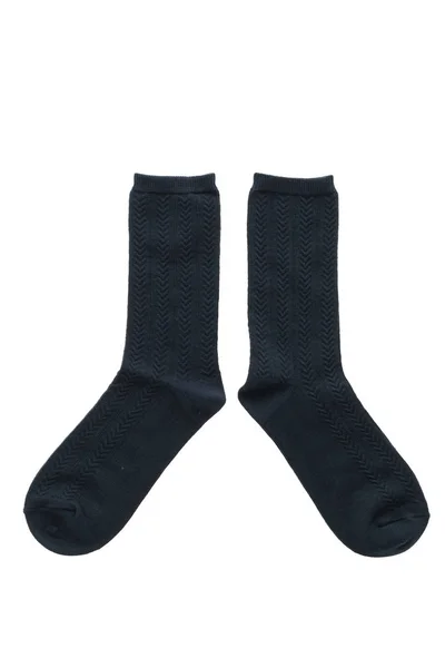 Dvojice bavlněné ponožky pro oblečení — Stock fotografie
