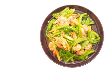 Karides kızarmış sebze 