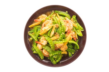 Karides kızarmış sebze 