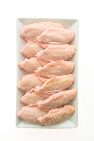 Syrové kuřecí maso a křídlo — Stock fotografie