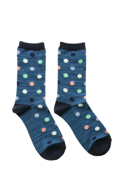 Pair of cotton sock for clothing — Stock Photo, Image