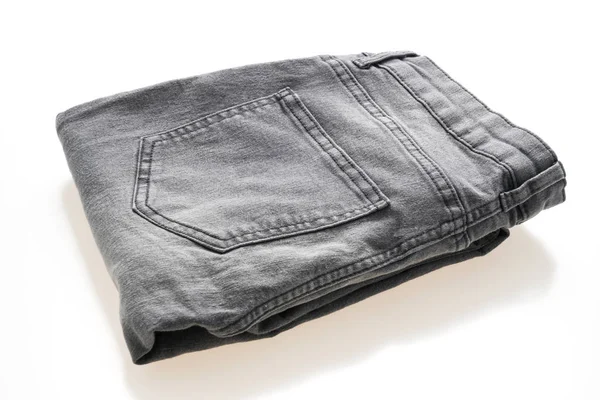 Fashion gray jeans for clothing — Stock Photo, Image