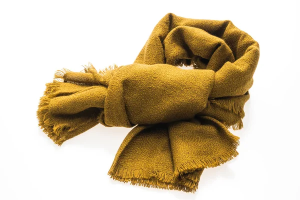 Foulard jaune mode pour la saison d'hiver — Photo